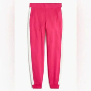 j crew factory color blocked striped women's jogger pants multicolor Size XL